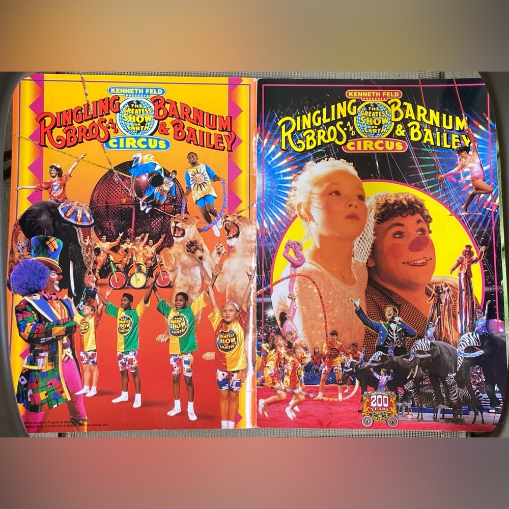 Vintage 1993 Ringling Bros. & Barnum Bailey Shows Catalog From Circus, Circus NV - Picture 1 of 16